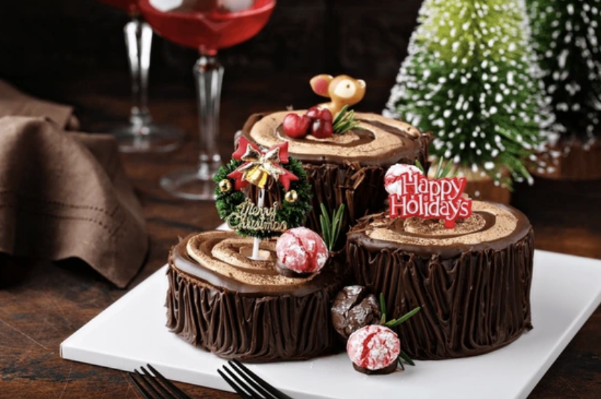 NYC: Yule Log Cake (Bûche de Noël)